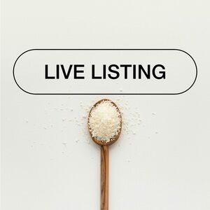 LIVE LISTING 🧂